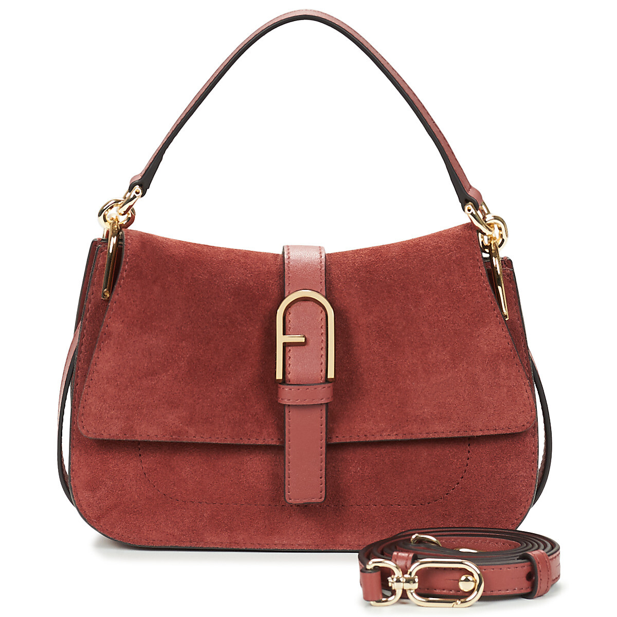 Furla  FURLA FLOW MINI TOP HANDLE  Hnědá