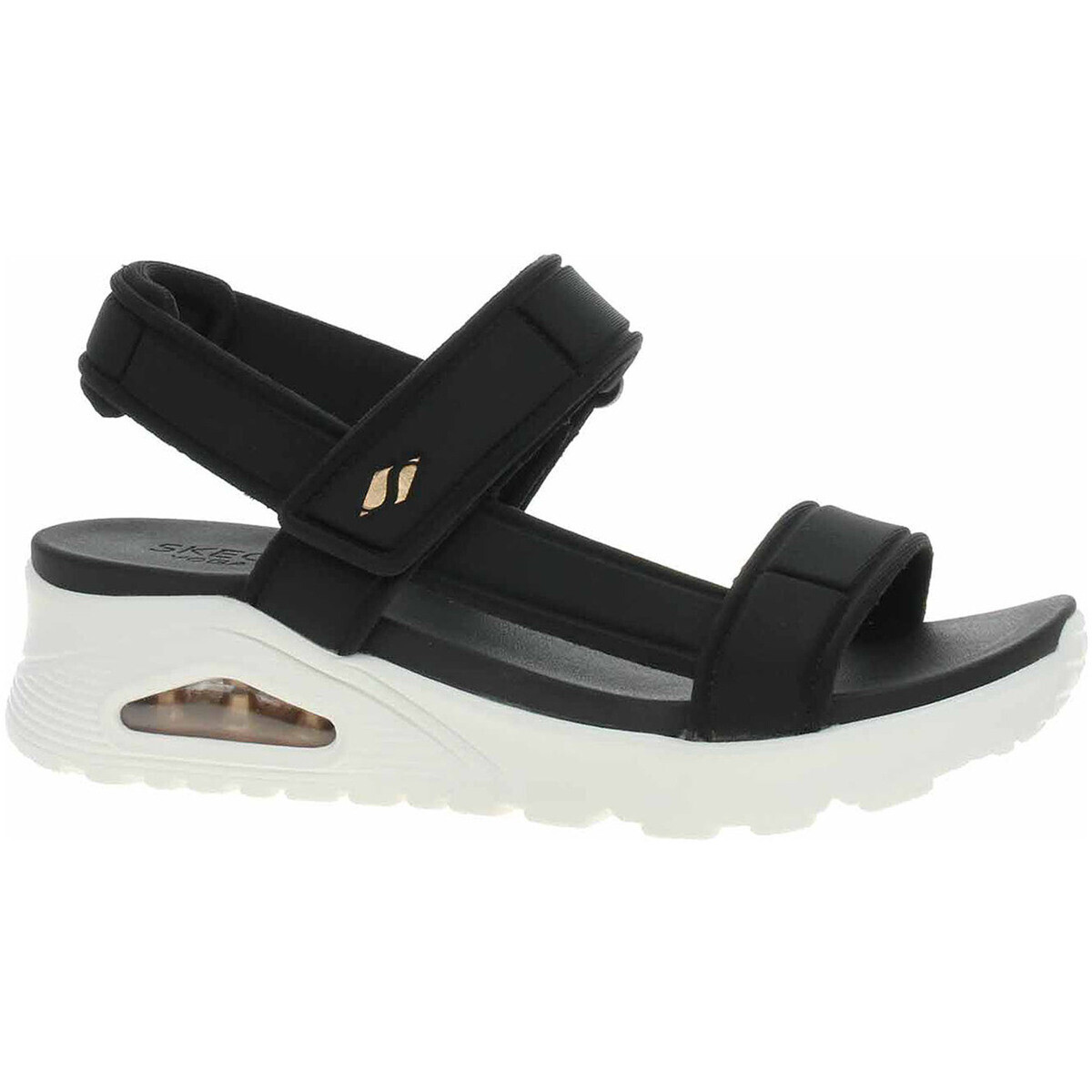 Skechers  Uno Sandal - Summer Stand black  Černá