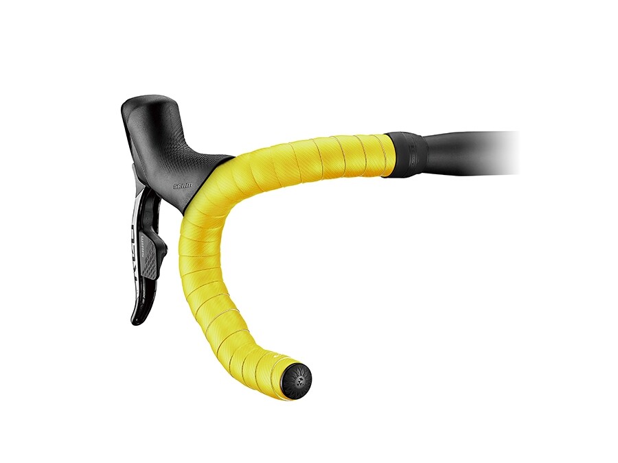 Omotávka na řídítka Ciclovation Seitex 2D Carbon - Yellow Jersey