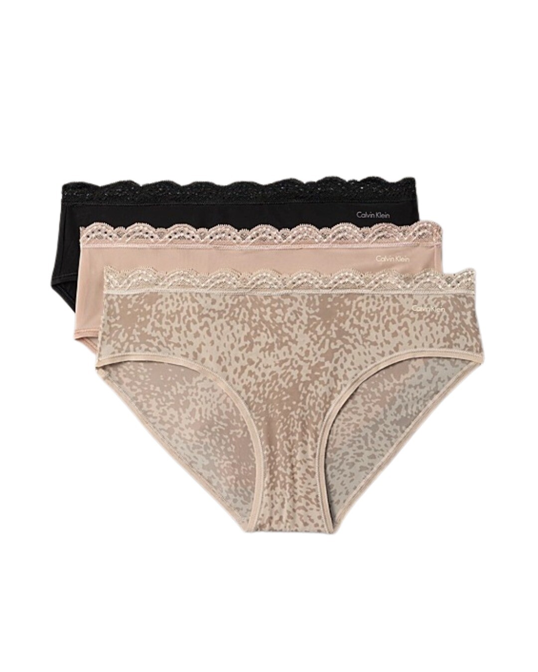 Calvin Klein Dámské kalhotky Calvin Klein HIPSTER 3PK L LV00QD53023FC