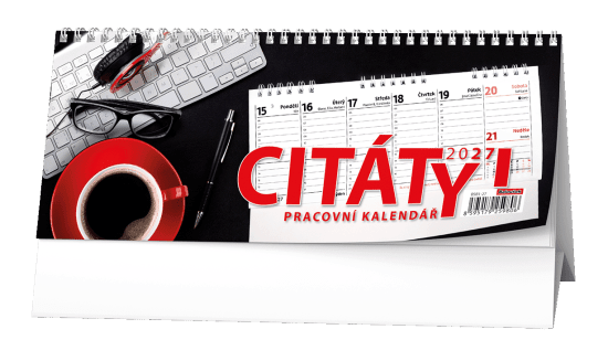 Baloušek Stolní kalendář - Pracovní kalendář CITÁTY I - BSB1-27 - Baloušek Různé Různé 10