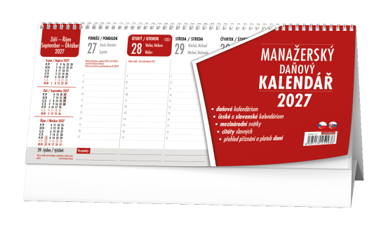 Baloušek Stolní kalendář - Manažerský kalendář - BSN1-27 - Baloušek Bez motivu Bez motivu 10