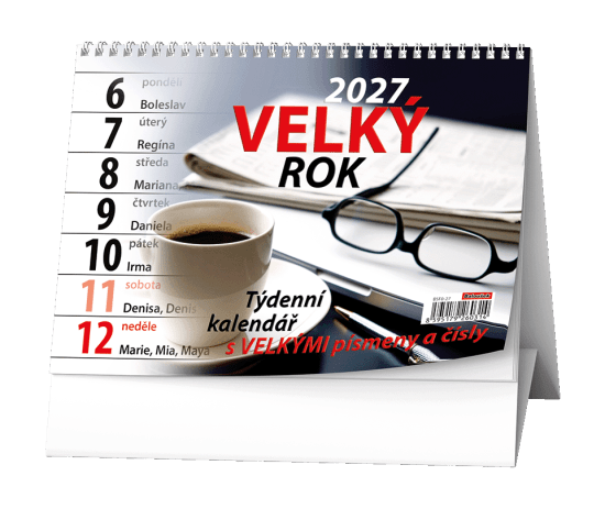 Baloušek Stolní kalendář - Velký rok - BSF0-27 - Baloušek Různé Různé