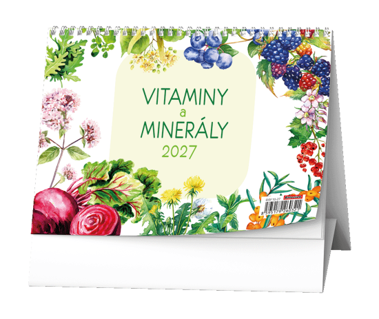Baloušek Stolní kalendář - Vitamíny a minerály - BSF10-27 - Baloušek Různé Různé 10