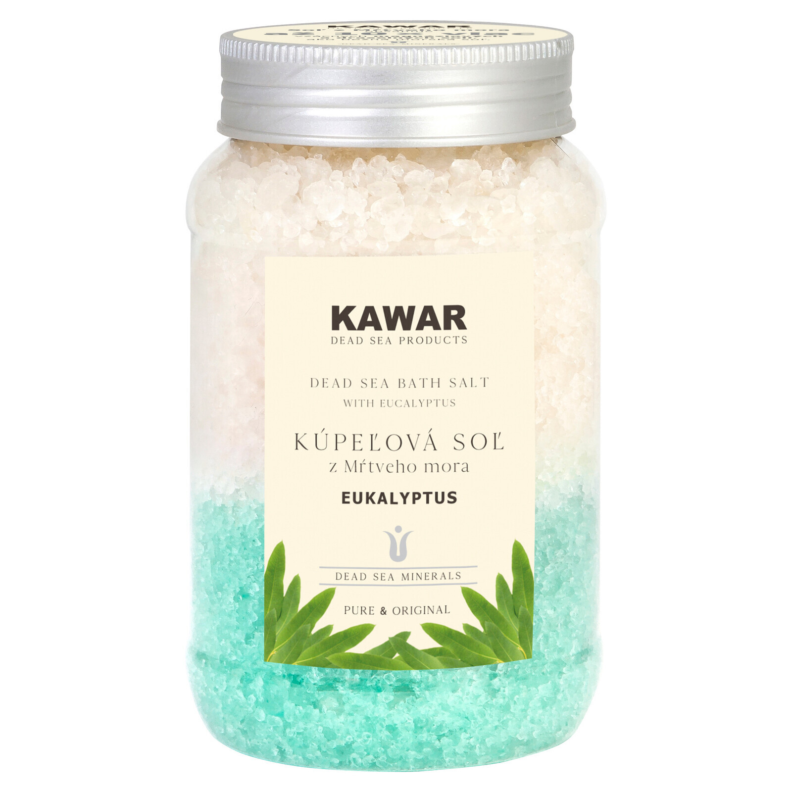 Kawar Koupelová sůl z Mrtvého moře - Eukalyptus 500 g