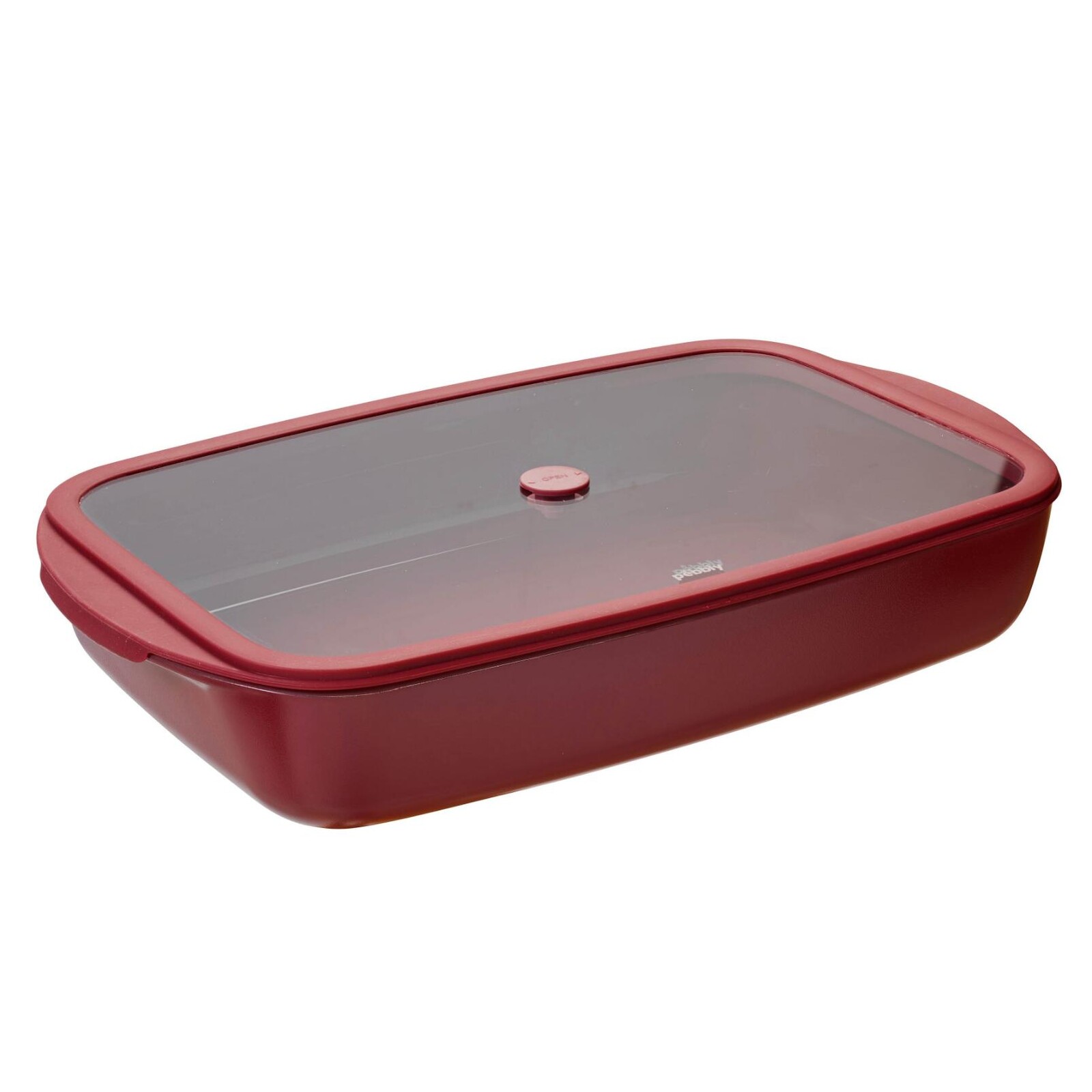 Zapékací mísa PKV-078 3,6 l, červená, silikon, Pebbly
