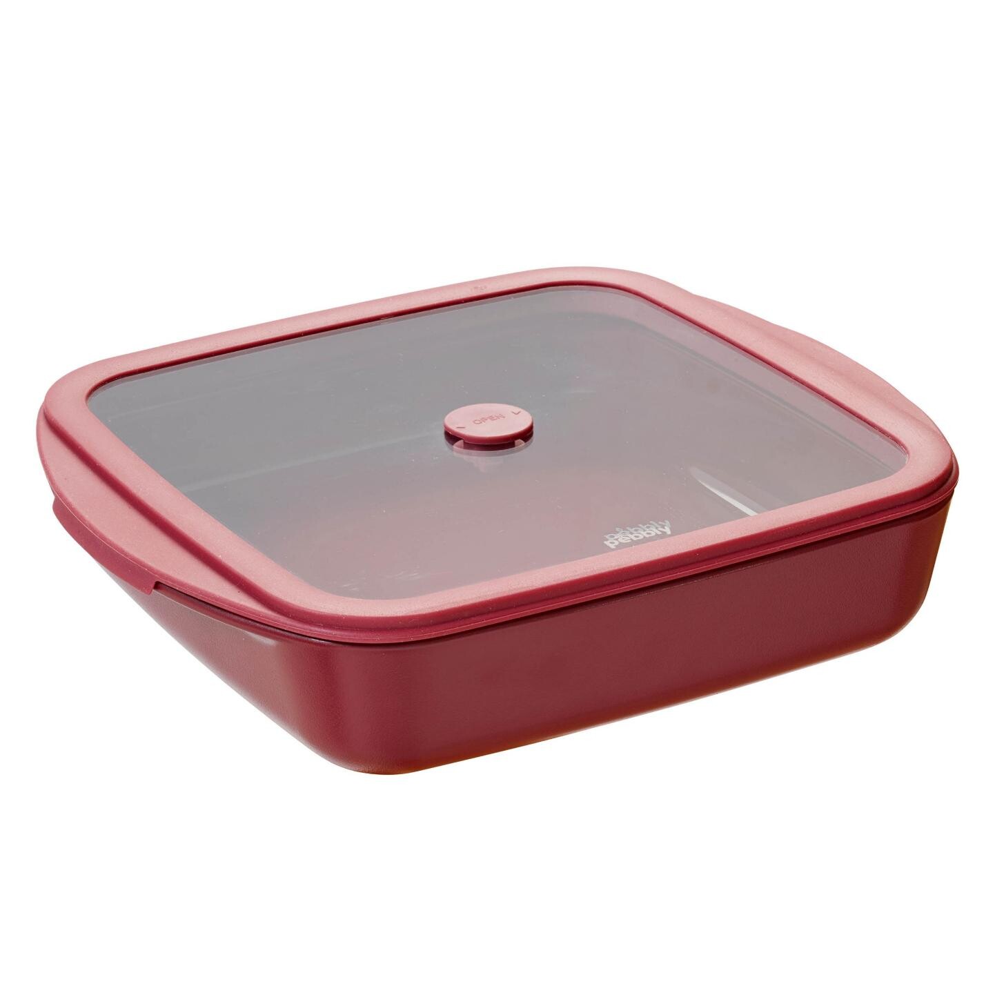Zapékací mísa PKV-079 1,6 l, červená, silikon, Pebbly