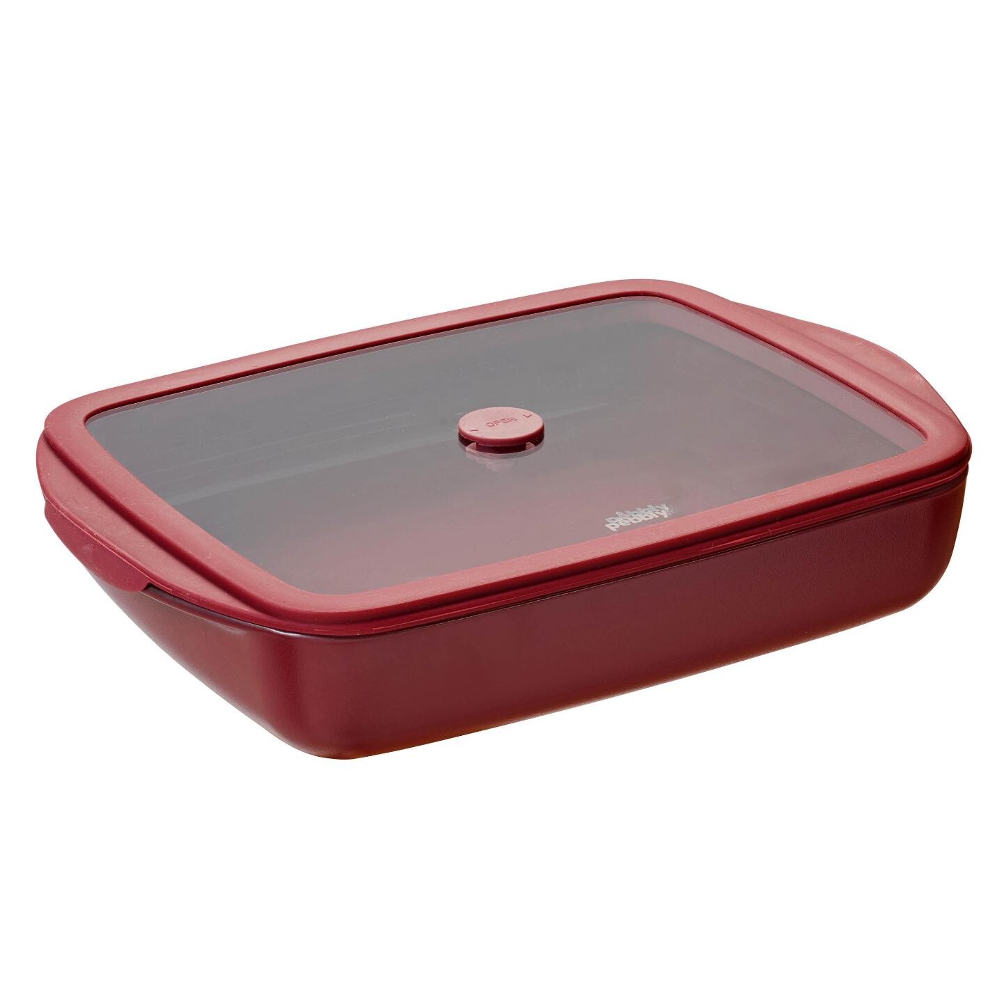 Zapékací mísa PKV-077 1,6 l, červená, silikon, Pebbly