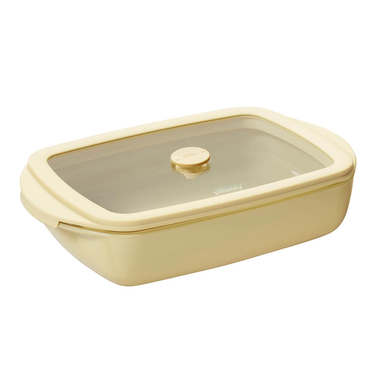 Zapékací mísa PKV-080 800 ml, krémová, silikon, Pebbly