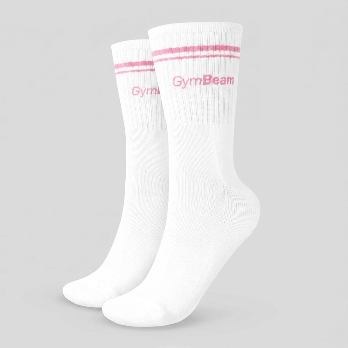 GymBeam Ponožky Crew Pink