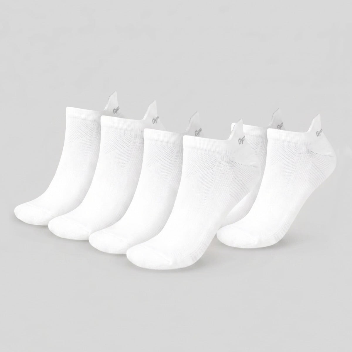 GymBeam Ponožky Tab 3Pack White