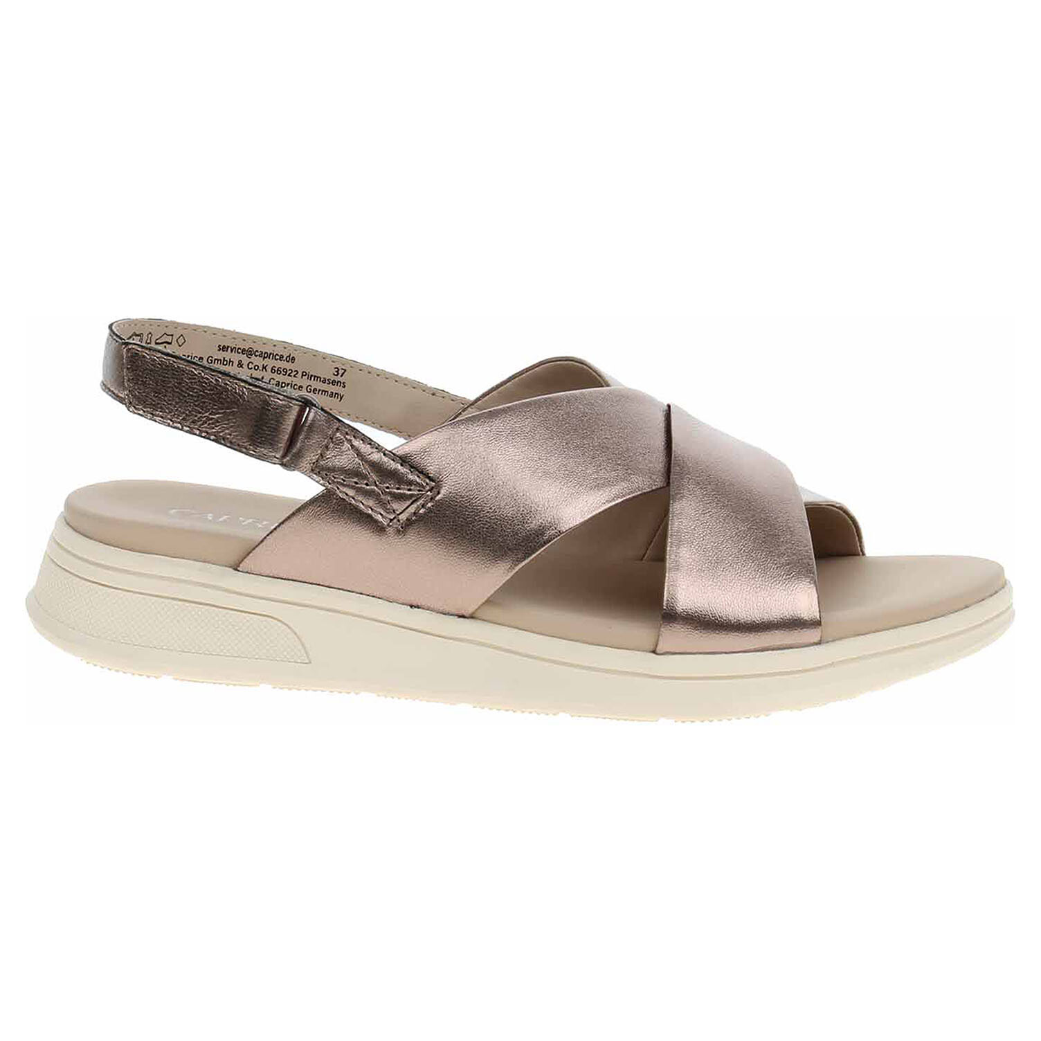Ecco Dámské sandály Caprice 9-28700-46 brown metallic 23802133