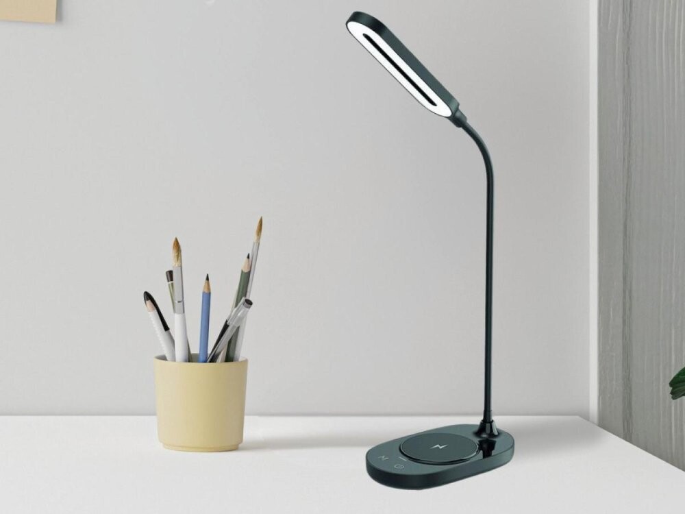 LED lampa OCTAVIA 7W stmívatelná s bezdrátovým nabíjením