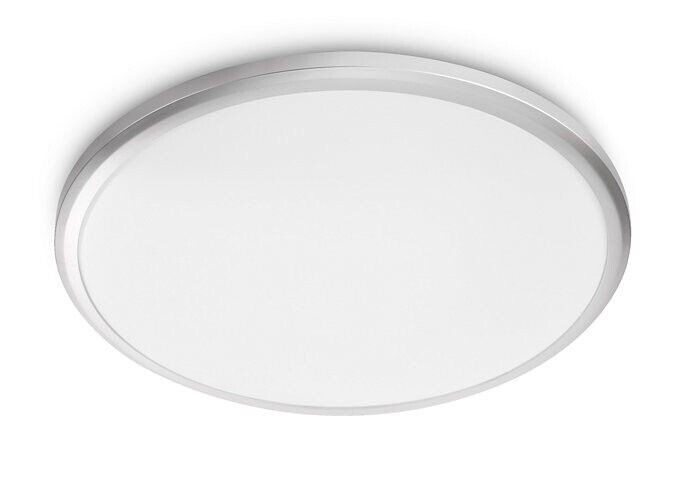 Philips Spray CL260 koupelnové přisazené LED svítidlo 1x12W 2700K IP44, stříbrné