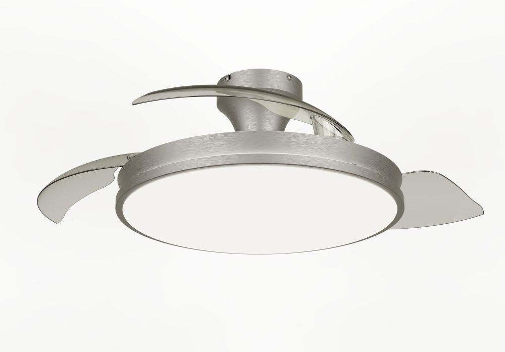 Philips Atlas DC stropní ventilátor a svítidlo 28W+35W niklový