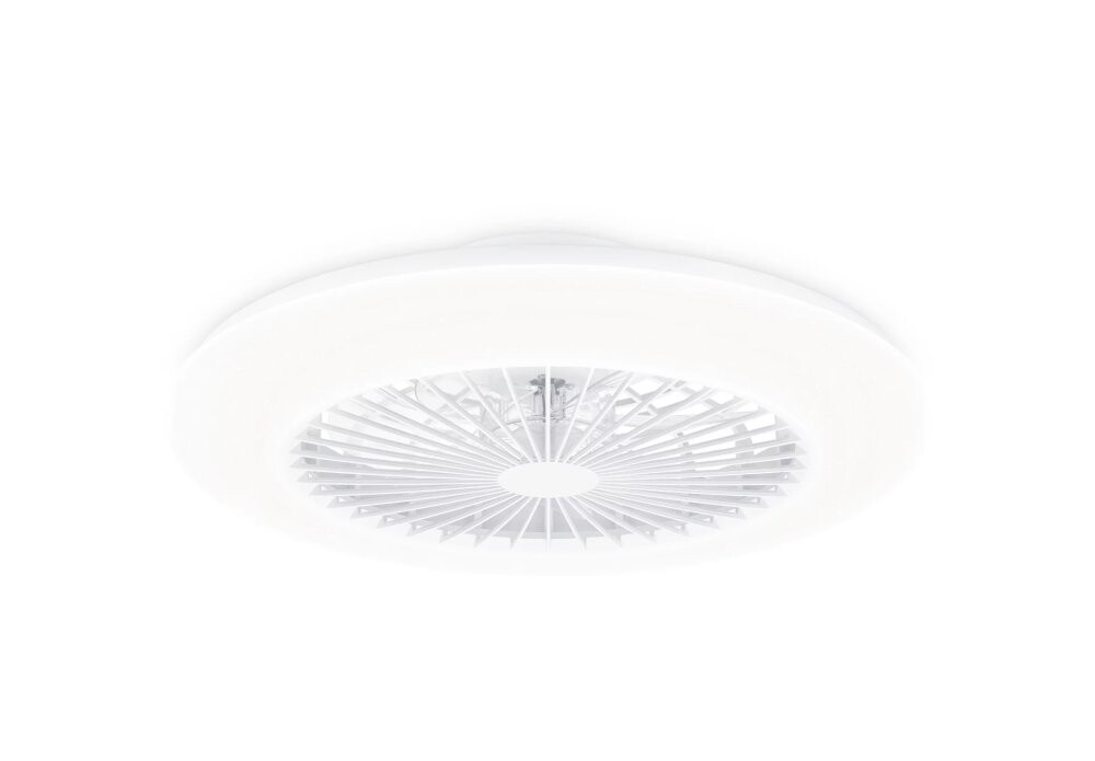 Philips Amigo Stropní svítidlo s ventilátorem 25W+60W, bílá, třpytivý efekt
