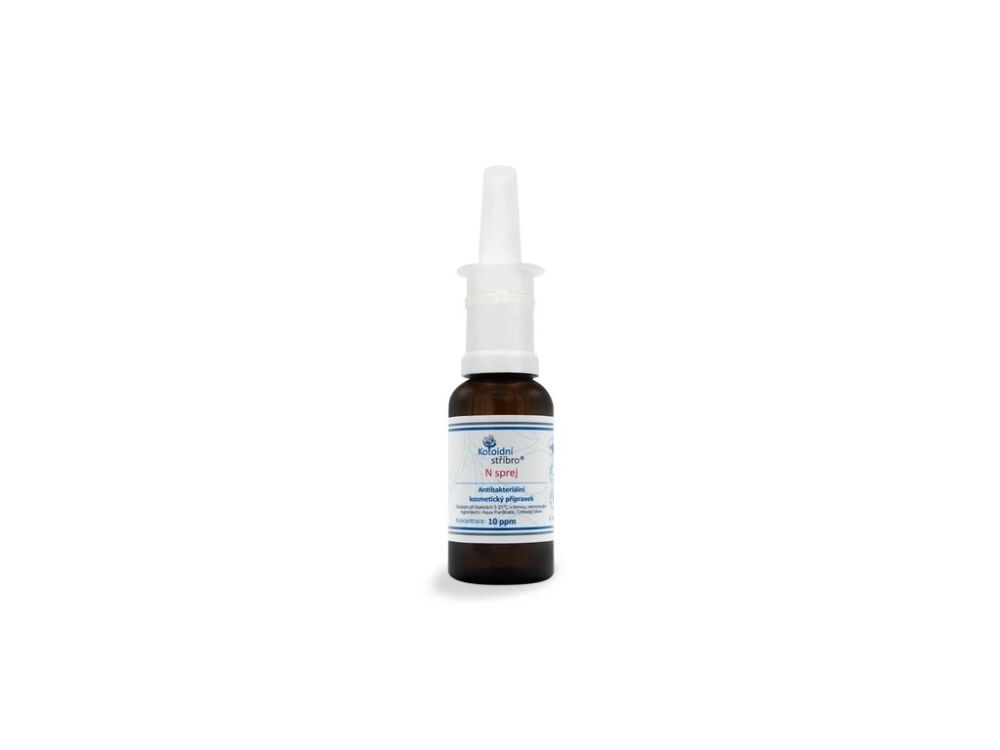 Koloidní stříbro - do nosu, N aplikátor zdarma, 10 ppm 30 ml
