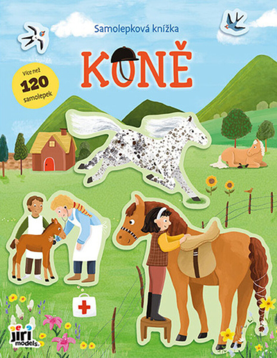 Samolepková knížka Koně