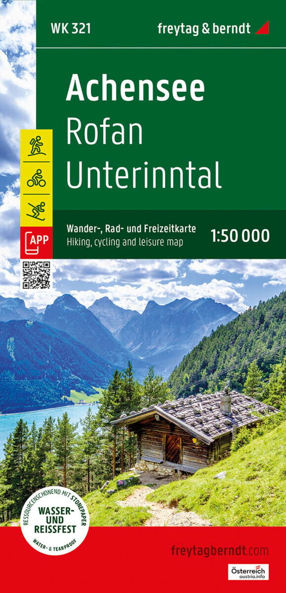Achensee - Rofan - Unterinntal 1:50 000 / turistická mapa - Neznámý