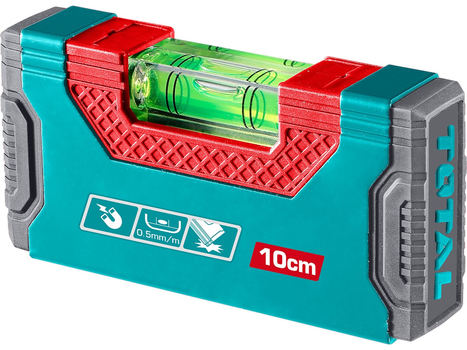 Vodováha magnetická 1 libela 10cm Total TMT205101