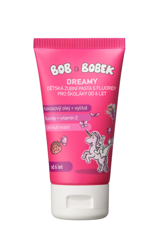 Bob a Bobek DREAMY zubní pasta s fluoridy pro školáky 6+, 50 ml