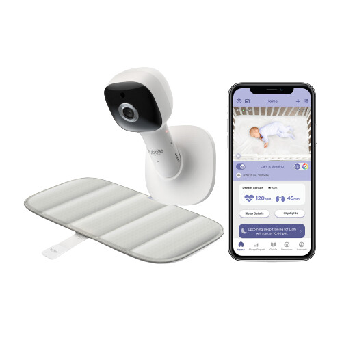 Hubble Dream+ podložka monitoru tepu, dechu a pohybu s video chůvičkou (poškozený obal)