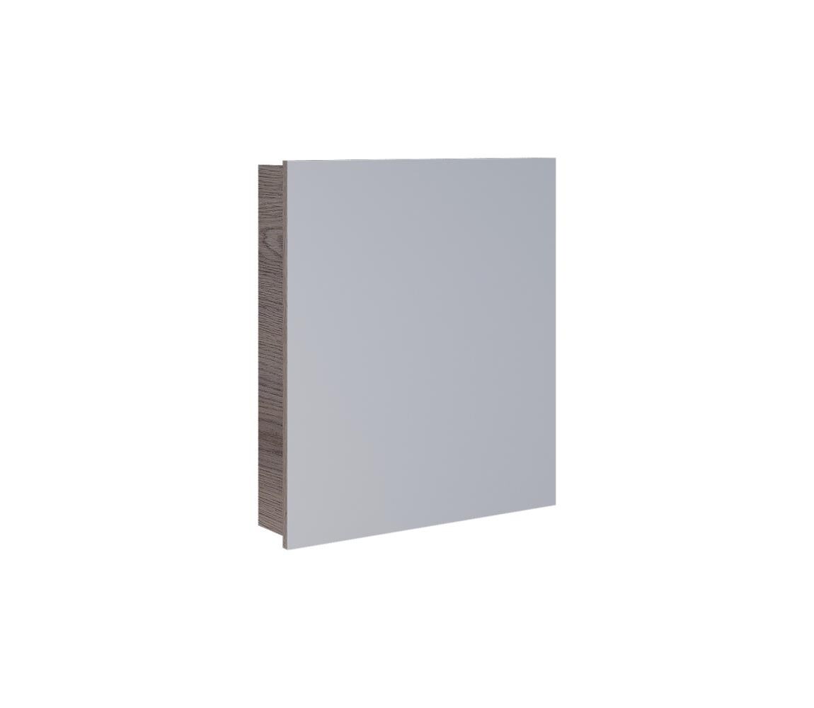 Dřevojas - Zrcadlová koupelnová skříňka NEXI 60x68 cm tmavý dub 8596204810290