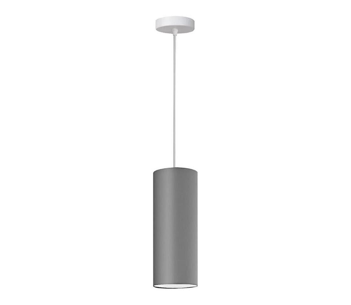 Lustr na lanku ZIK 1xE27/40W/230V šedá 0935