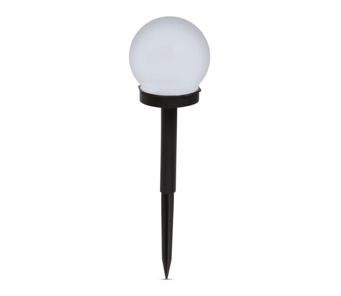 LED Solární lampa LED/1,2V 40mAh IP44 černá 11711