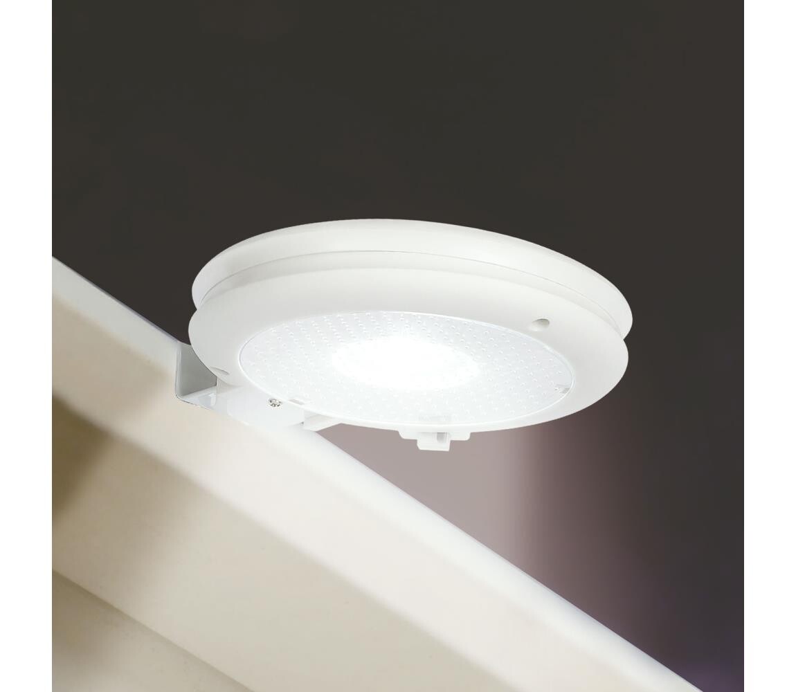 LED Solární nástěnné svítidlo LED/1,2V 1000 mAh IP44 bílá 11444