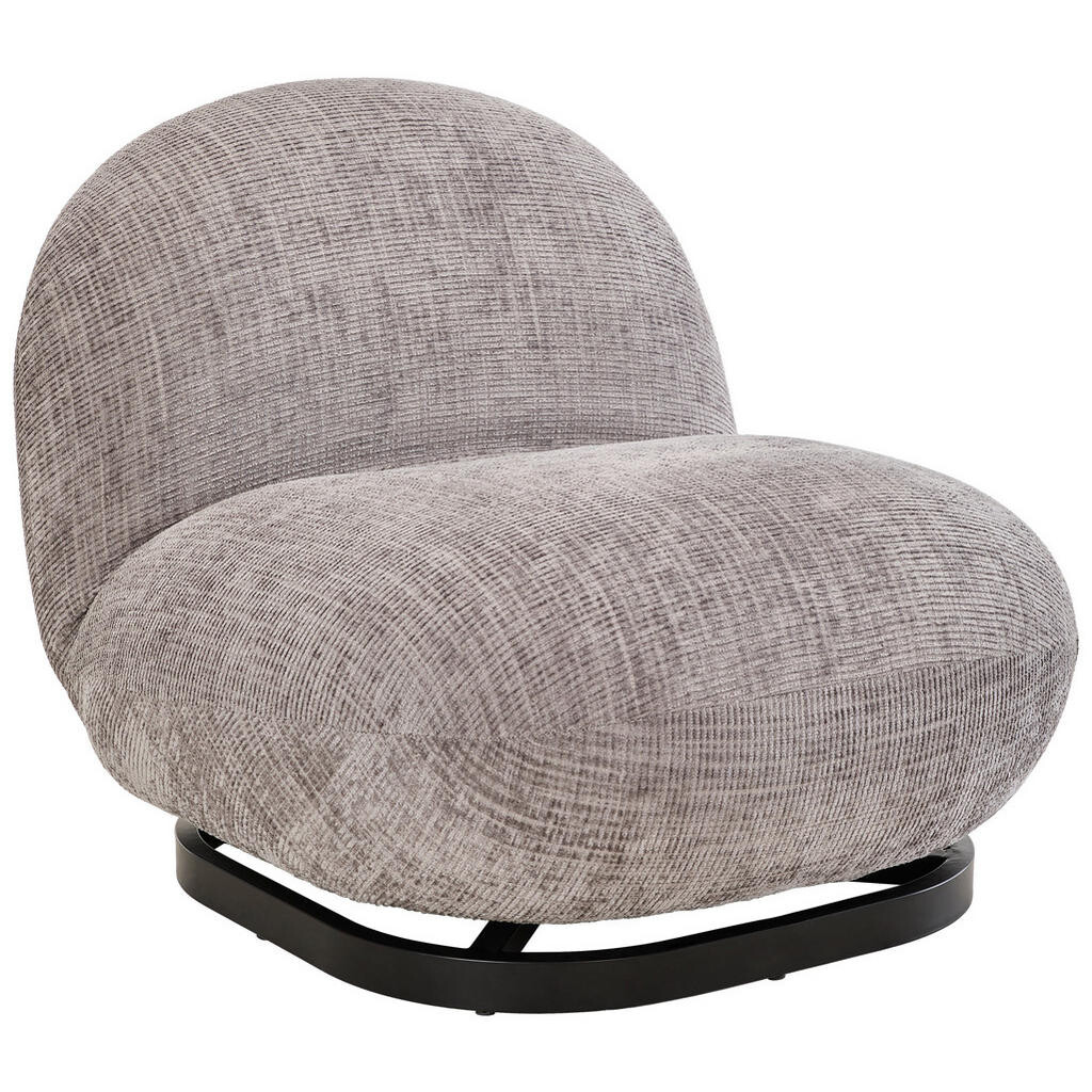 P & B KŘESLO, textil, světle šedá