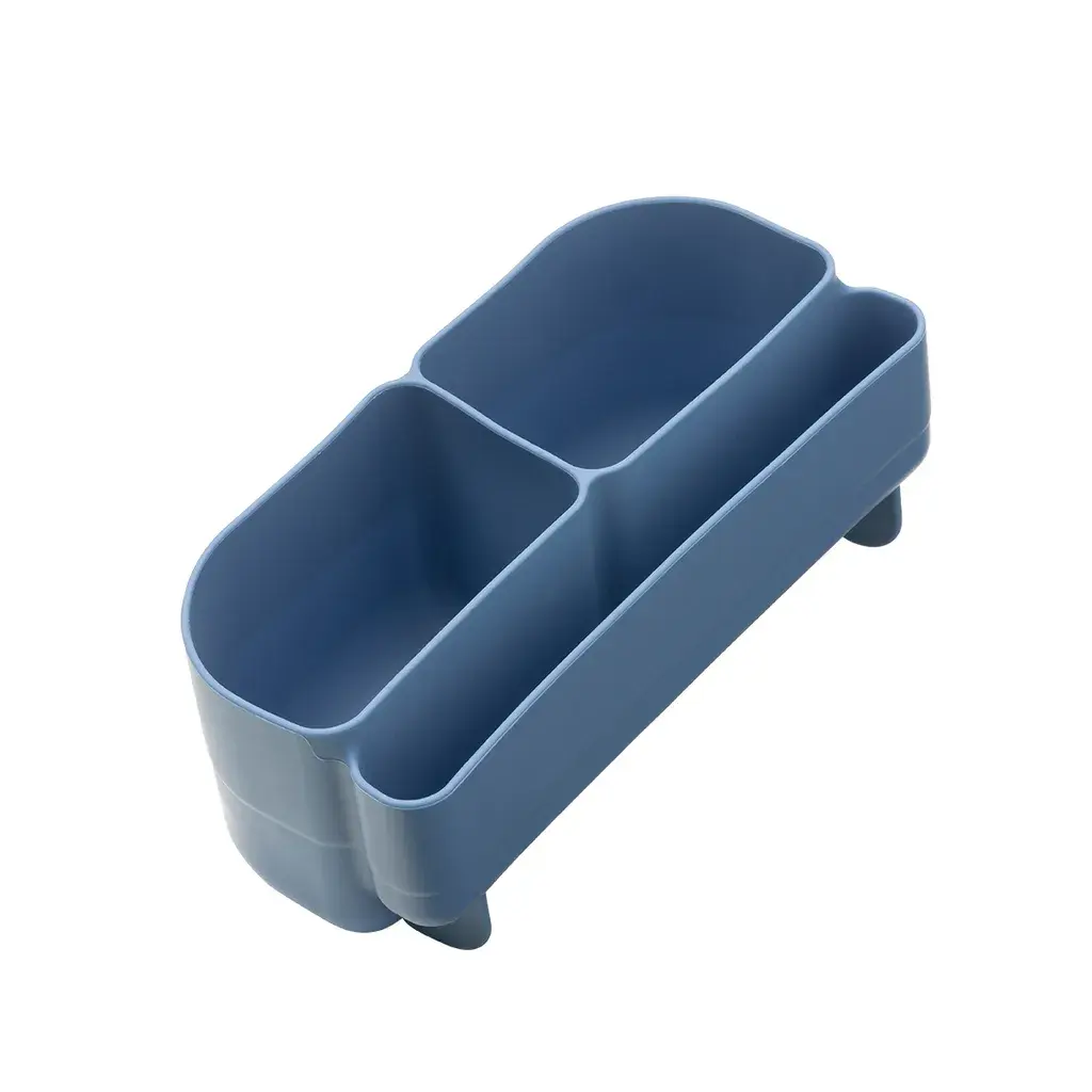 B.BOX Silikonový bento organizér do středního boxu - modrý