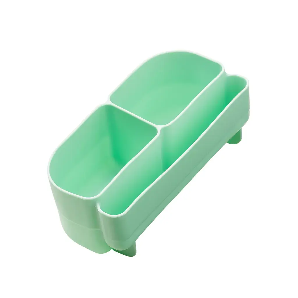 B.BOX Silikonový bento organizér do středního boxu - zelený