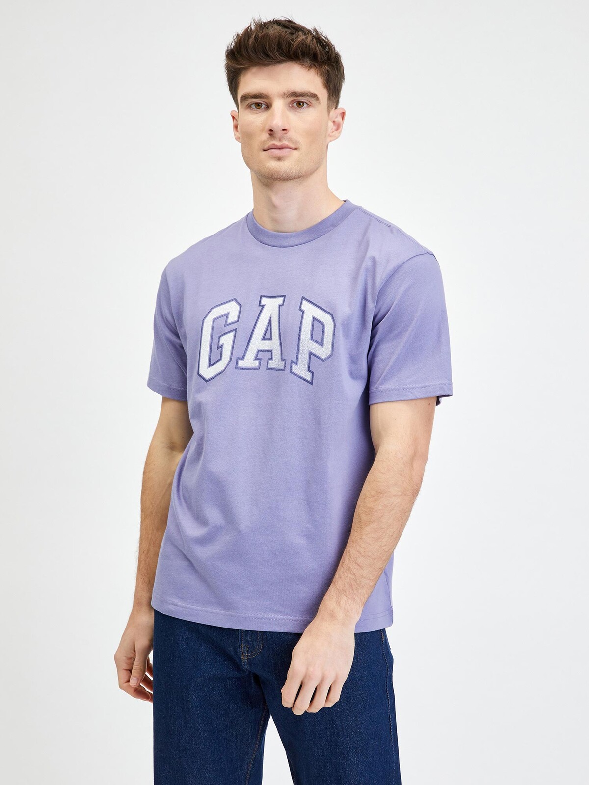 GAP Tričko ombre logo - Pánské