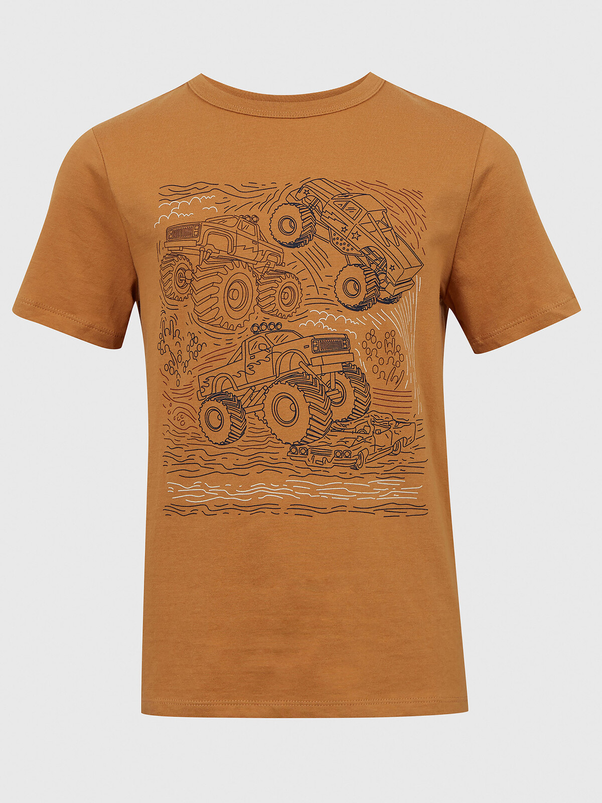 GAP Dětské tričko organic monster truck - Kluci