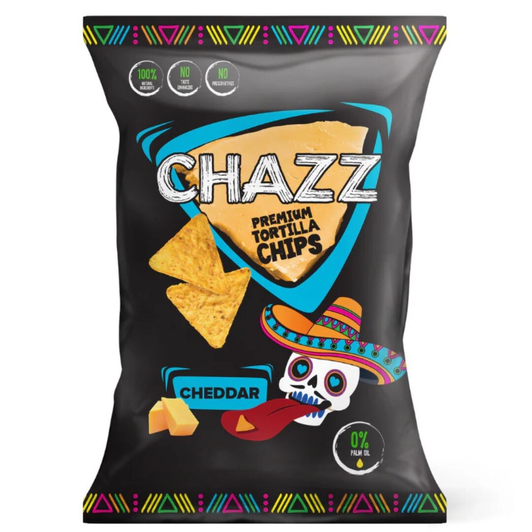 CHAZZ Tortilla chipsy cheddar 100 g