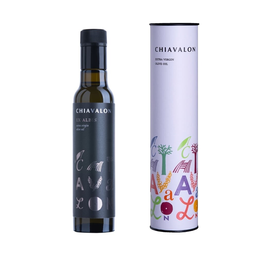 Chiavalon Ex Albis 250 ml - prémiový olivový olej v bílé dárkové tubě