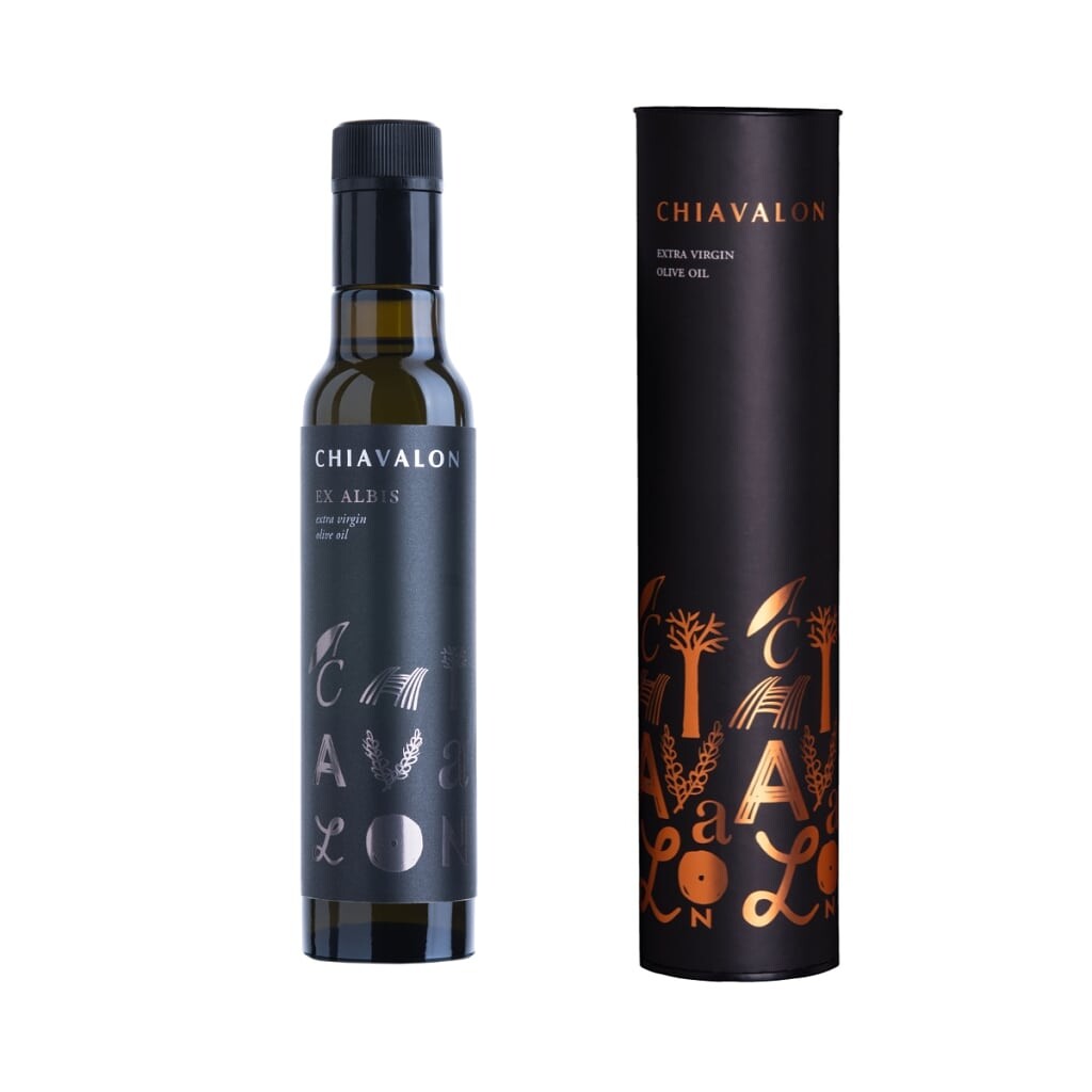 Chiavalon Ex Albis 250 ml - prémiový olivový olej v černé dárkové tubě