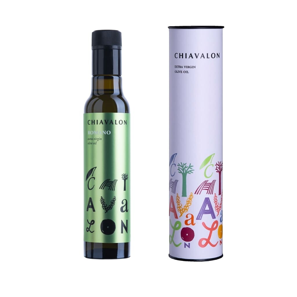 Chiavalon Romano 250 ml - jemný olivový olej v bílé dárkové tubě