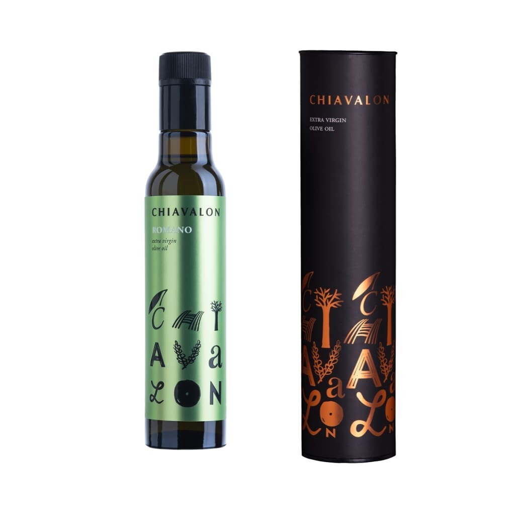 Chiavalon Romano 250 ml - jemný olivový olej v černé dárkové tubě