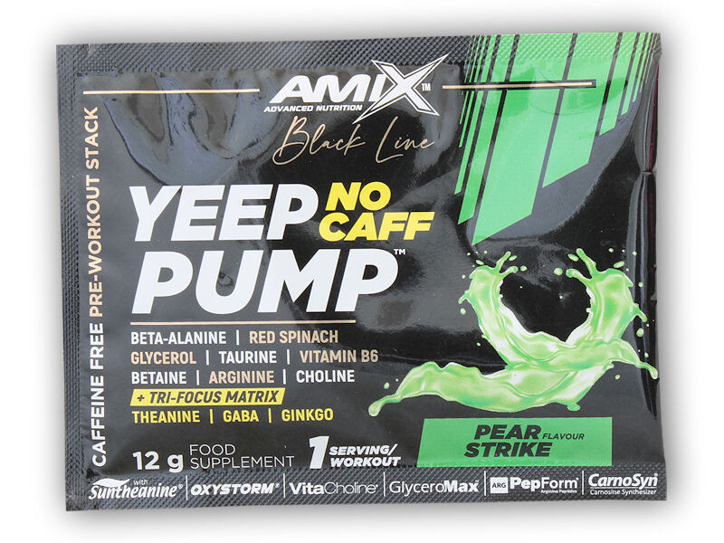 Amix Black Line Black Line Yeep Pump NO CAFF 12g AKCE Varianta: jungle monster