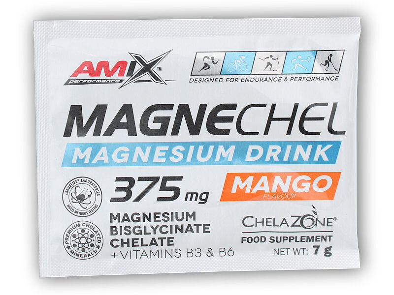 Amix Performance Series MagneChel Magnesium Chelate drink 7g sáček AKCE Varianta: mango