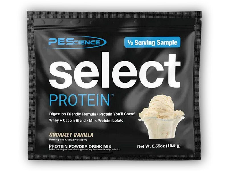 PEScience Select Protein 15,5g AKCE Varianta: gourmet vanilla