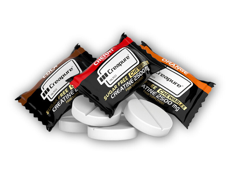 Amix Black Line Black Line Creatine Creapure 2500mg Chewable Tab Zero Sugar Multi - AKCE