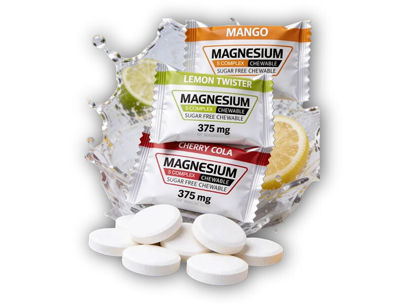 Amix Performance Series Magnesium 5-Complex Chewable Tabs 1 tbl Multi flavour - AKCE