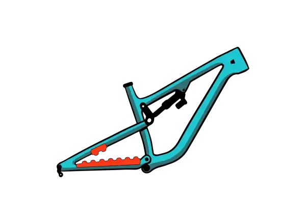 Ridewrap VHSV-3 Chain Sound Dampener ochrana zadní stavby