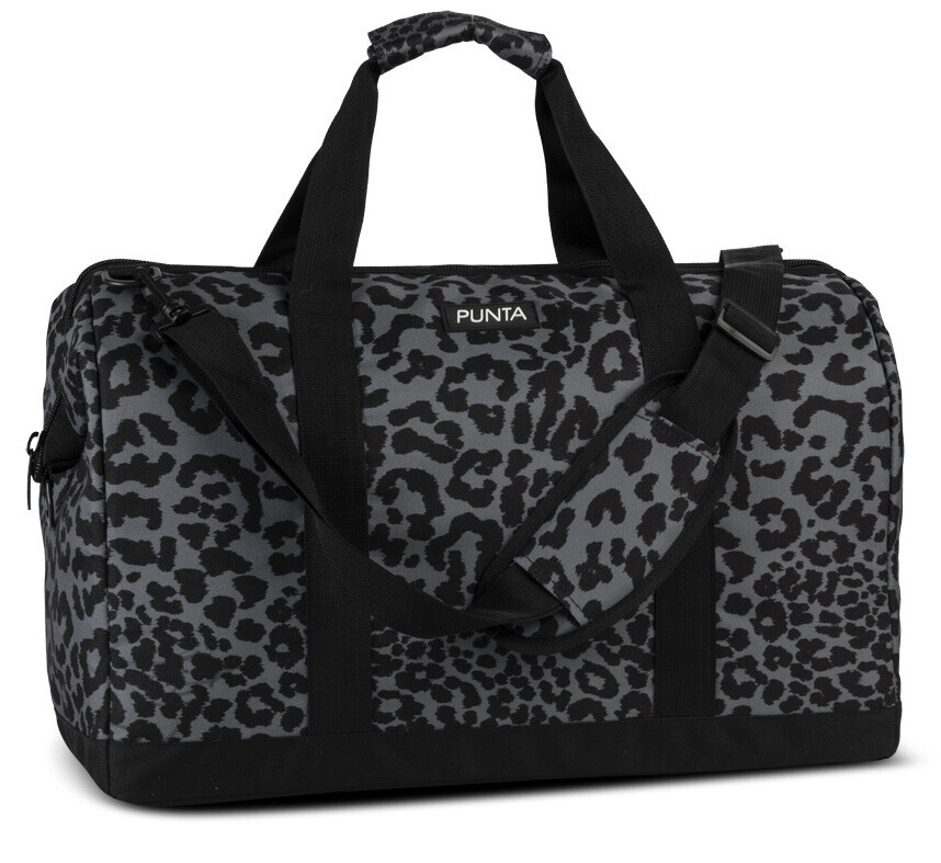 Punta weekend cestovní taška - 27L - černá s leopardím vzorem