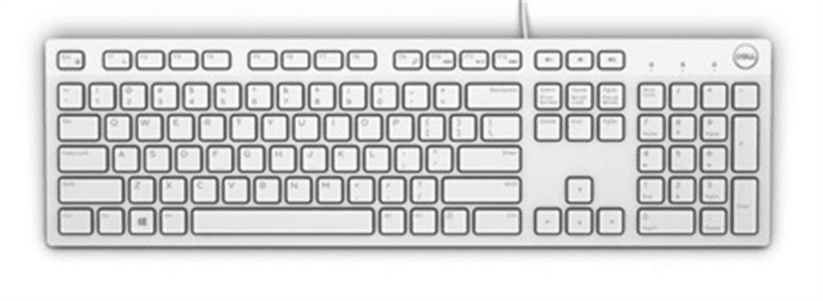 DELL KB-216 GER bílá