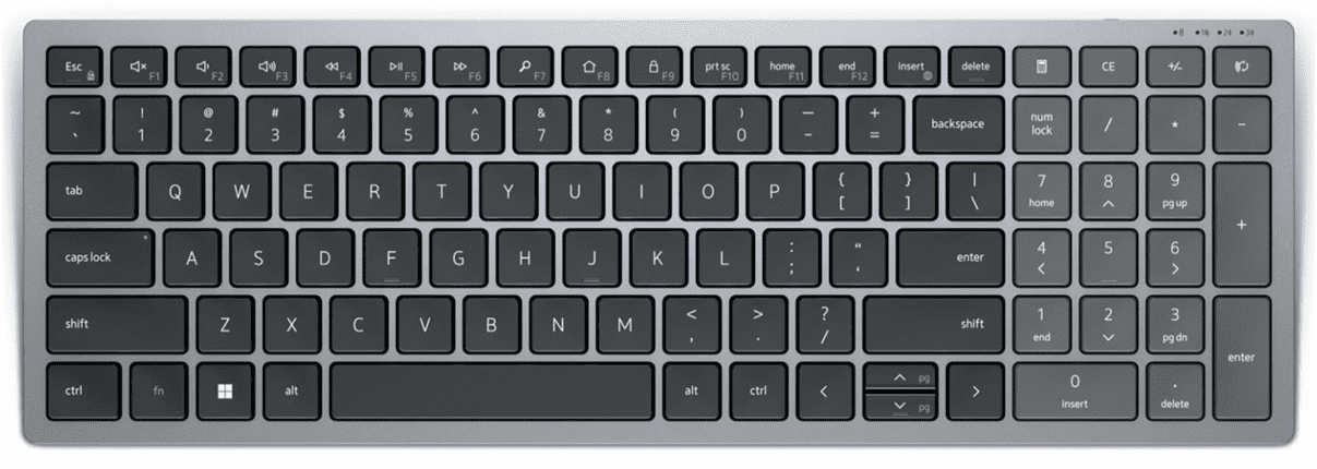 DELL KB-740 HU šedá