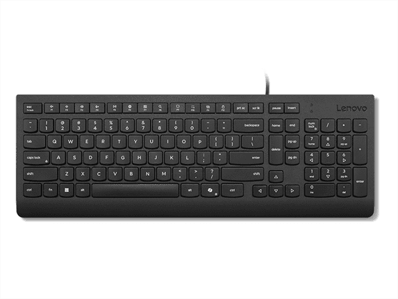 Lenovo Essential Wired Keyboard (Black) - Slovak 245/PS/2/SK/Černá